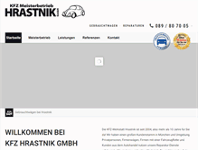 Tablet Screenshot of kfz-hrastnik.de